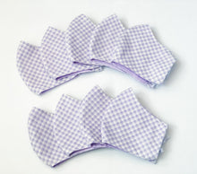 Load image into Gallery viewer, Gingham Kids Small (4-6yrs) Cotton Mask